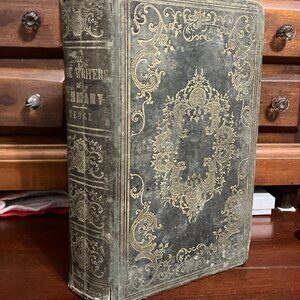 Antique 1855 Prose Writers of Germany by F.H. Hedge Victorian Book